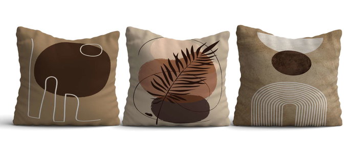 Aberto Design Juego de Fundas de Cojín Multicolor (3 Piezas) Aberto Design Juego de Fundas de Cojín Multicolor (3 Piezas)